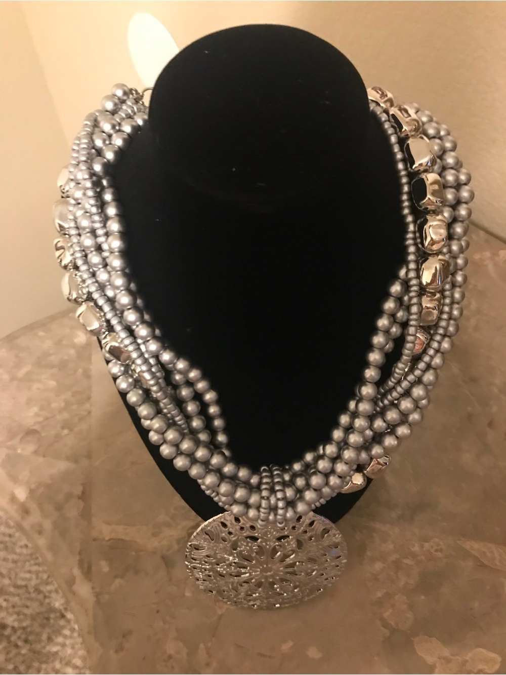 Silver necklace